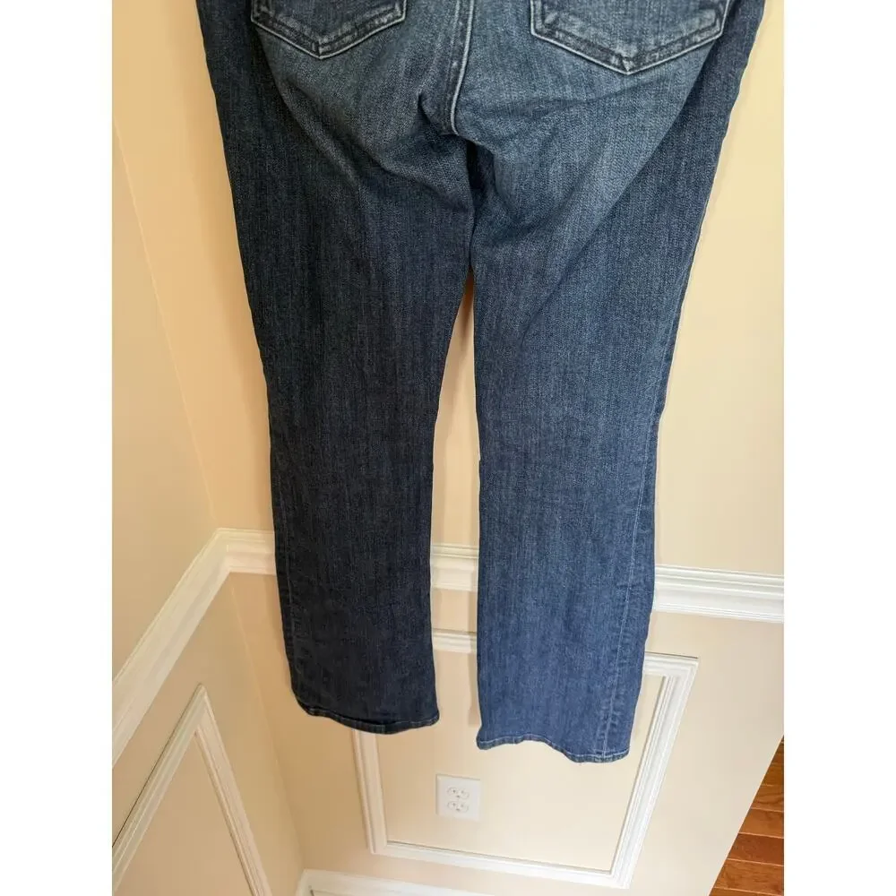 Kut From the Kloth Dark Wash Y2K Nicole Boot Cut Jeans Casual Distressed- Sz 6